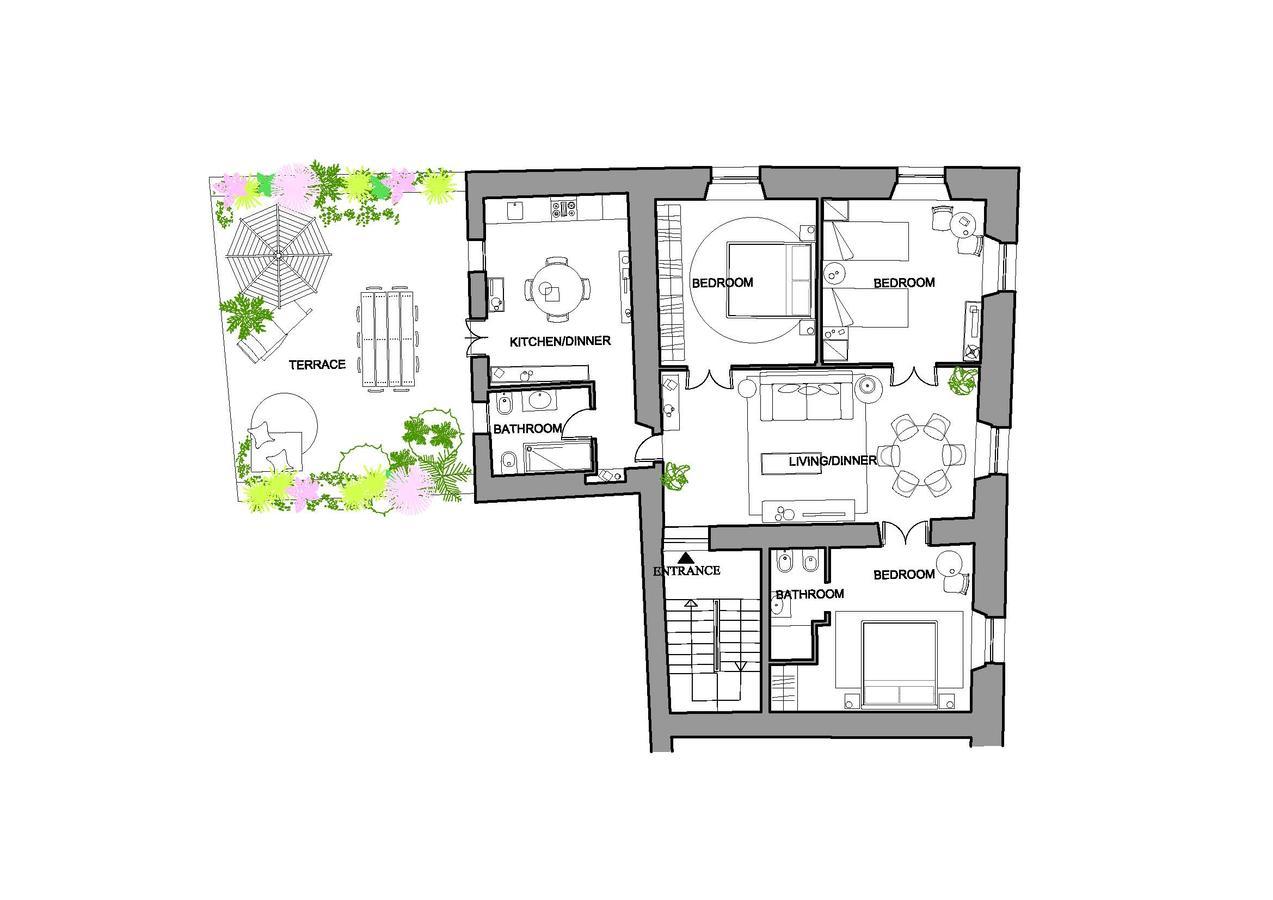 Mami'S Home Trastevere Apt With Private Terrace Рим Екстериор снимка